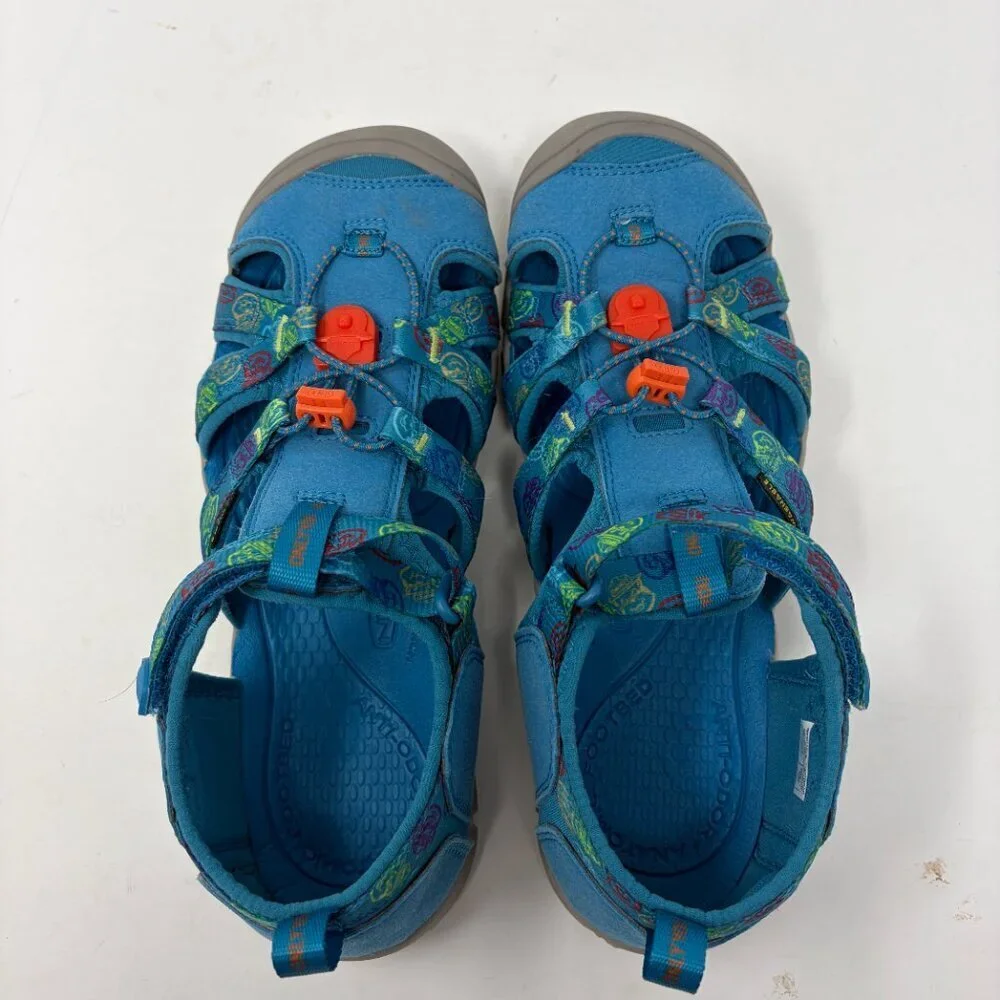 Keen kids Seacamp II CNX blue water shoes 6 EU 38 closed toe sandals unisex